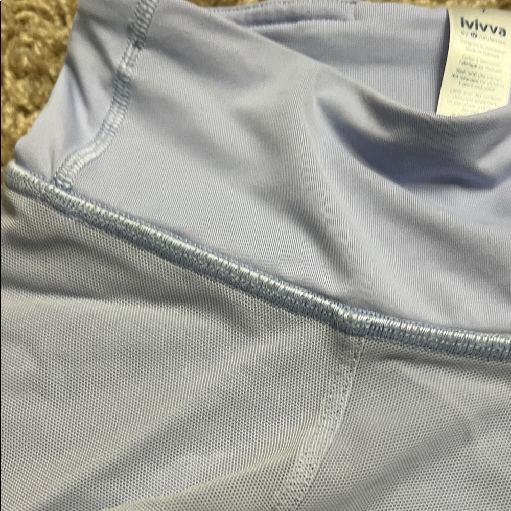 Ivivva by Lululemon Light Blue Layered Skort for Girls sz 7 - Picture 5 of 11